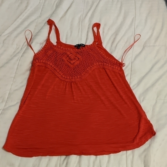 𝅺cable & Gauge crocker neckline strappy tank Large - Picture 1 of 5